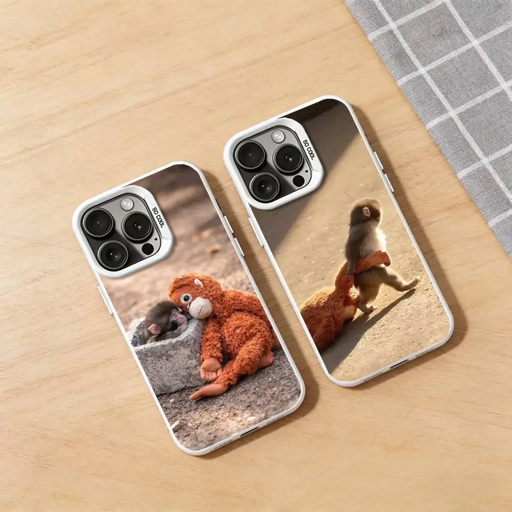 

Monkey Punch Phone Case for iPhone 17 16 Max Mini 15 14 13 Pro Plus 12 11 X XS Air Hard Protector