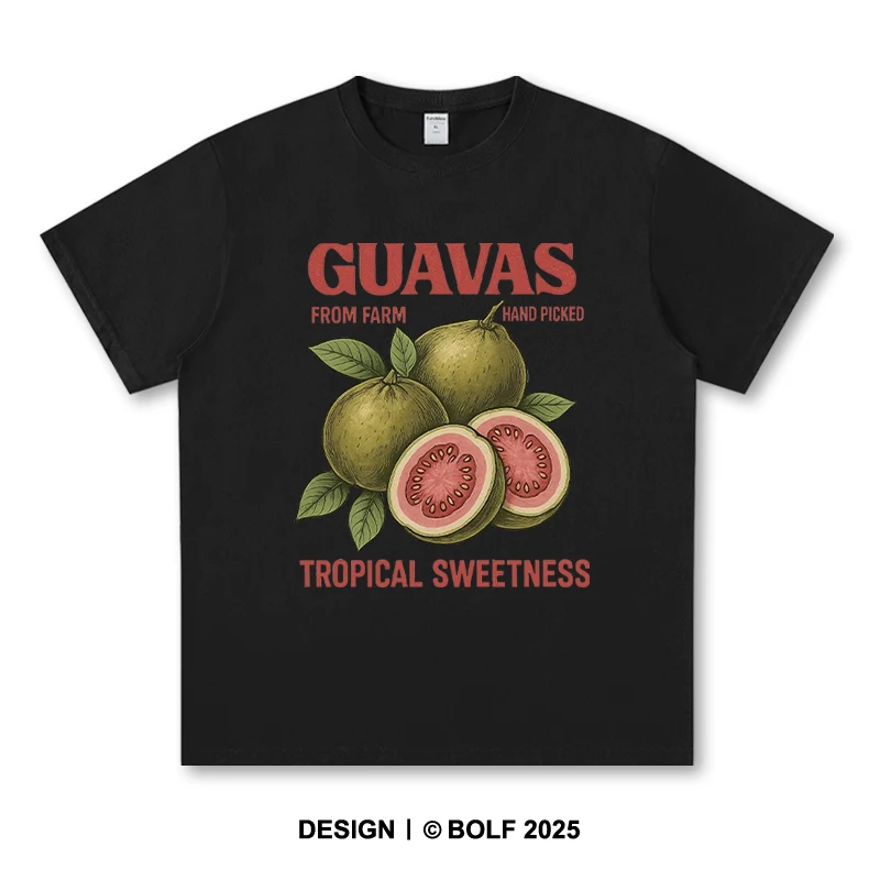 Tropische Papaya bedrucktes Unisex-T-Shirt für Männer und Frauen, T-Shirts, Tops, 100 % Baumwolle, hawaiianische Frucht, Grafik, Inselurlaub