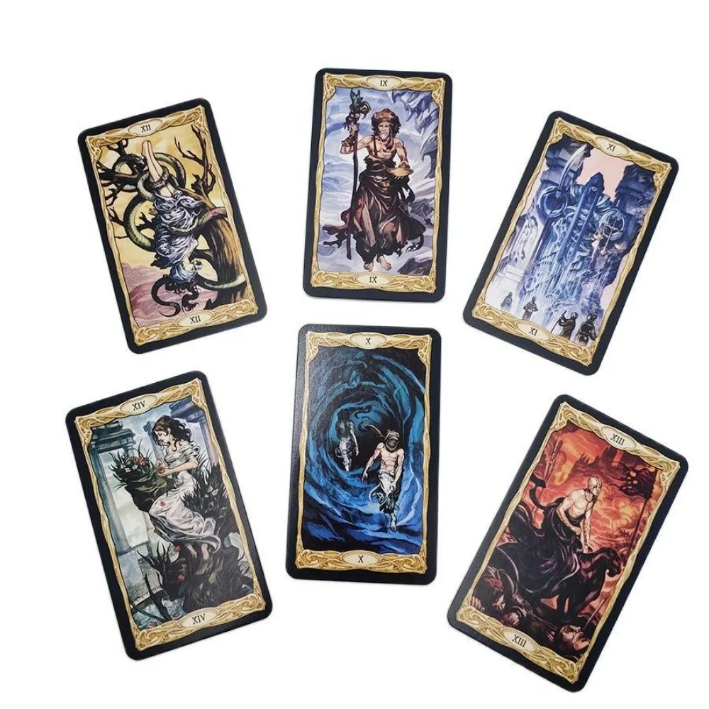 

10.3*6cm Epic Tarot Deck Friends Party Board Game Witch Divination Fate Gameplay 78 Card Family Entertainment