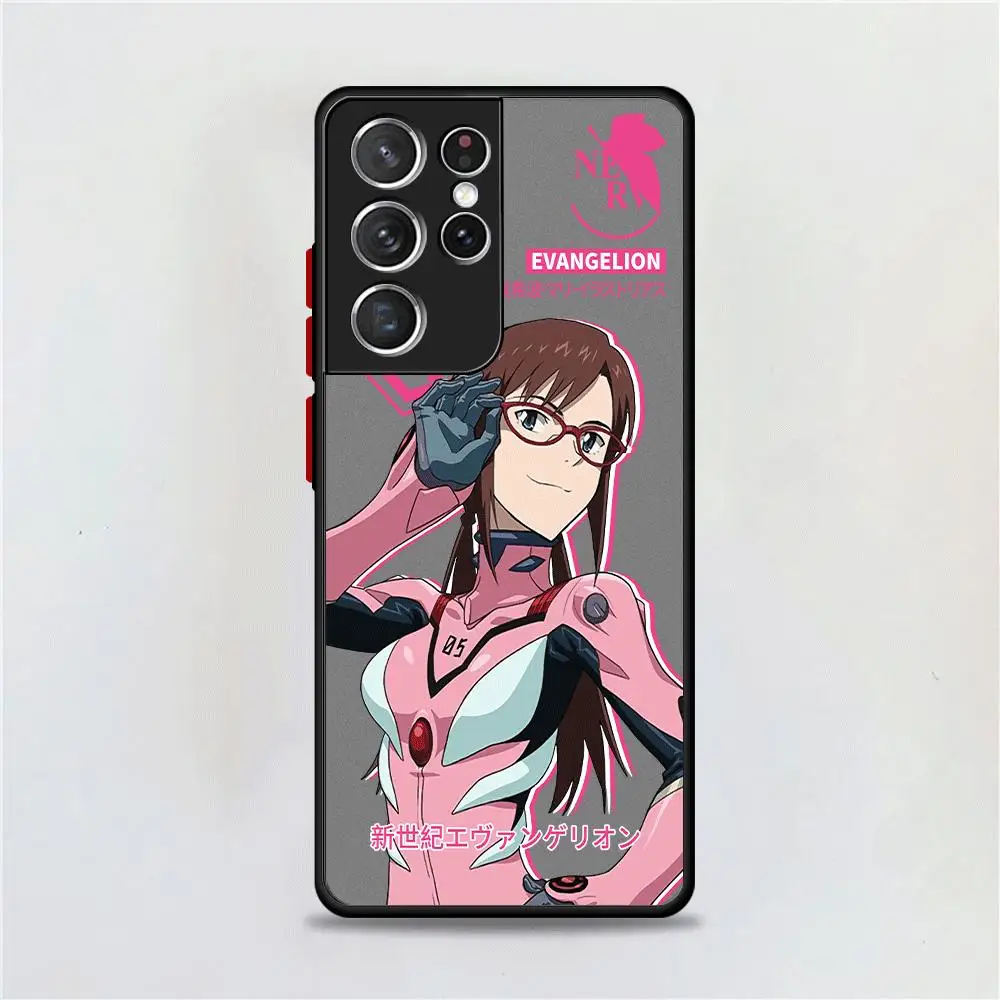 Anime E-Evangelion 01 Phone Case for Samsung Galaxy S23 Ultra S22 S20 FE S21 Plus 5G S10 Plus S22Ultra Matte Shockproof Cover