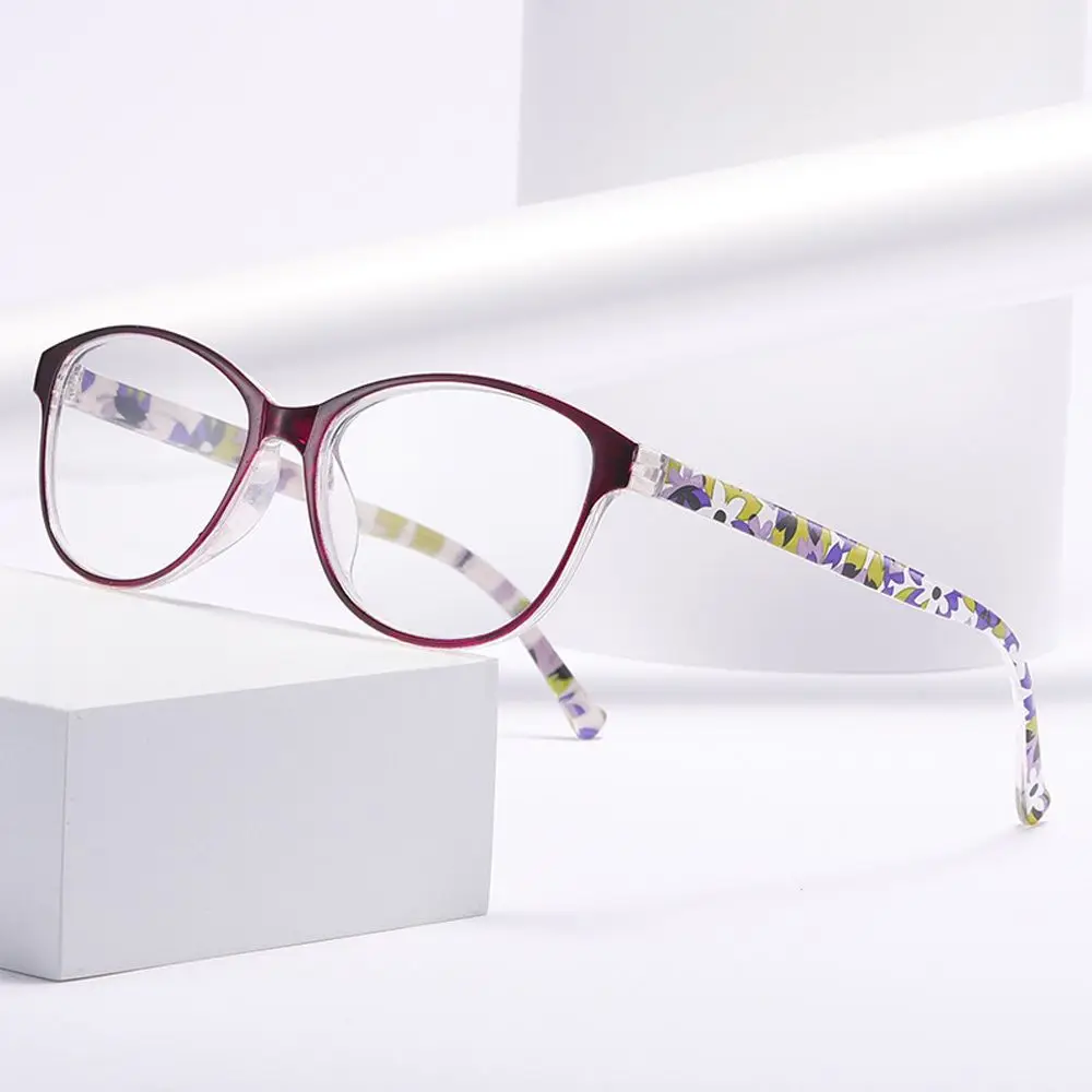 

Frame Driving Vision Care Anti Blue Light Reading Glasses Computer Eyeglasses Floral Hyperopia Eyewear Presbyopia Eyeglasses