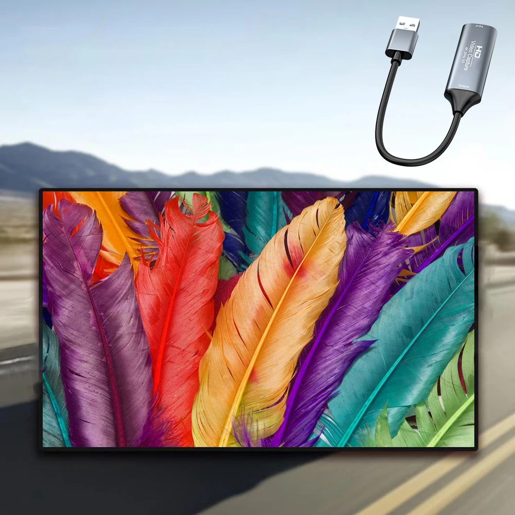 HDMI-Kompatibel dengan USB 2.0/USB 3.0/Perangkat Pengambil Video HD Tipe C untuk Perekaman Kamera DVD Game PC Macbook PS4