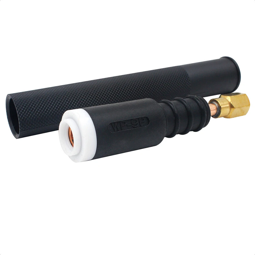 

1 шт. WP-9P сварочная горелка TIG с прямой ручкой, карандашный стиль, корпус головки, непроводящий изолятор с газовым охлаждением, безопасный и надежный в использовании