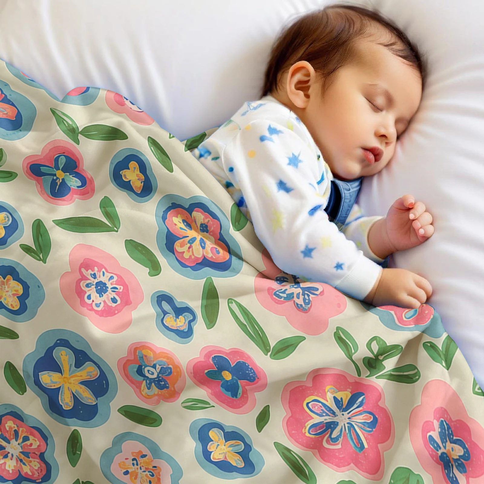 ผ้าห่มไมโครไฟเบอร์ลายดอกไม้แบบ - Christmas Throw Blanket บทวิจารณ์และราคา