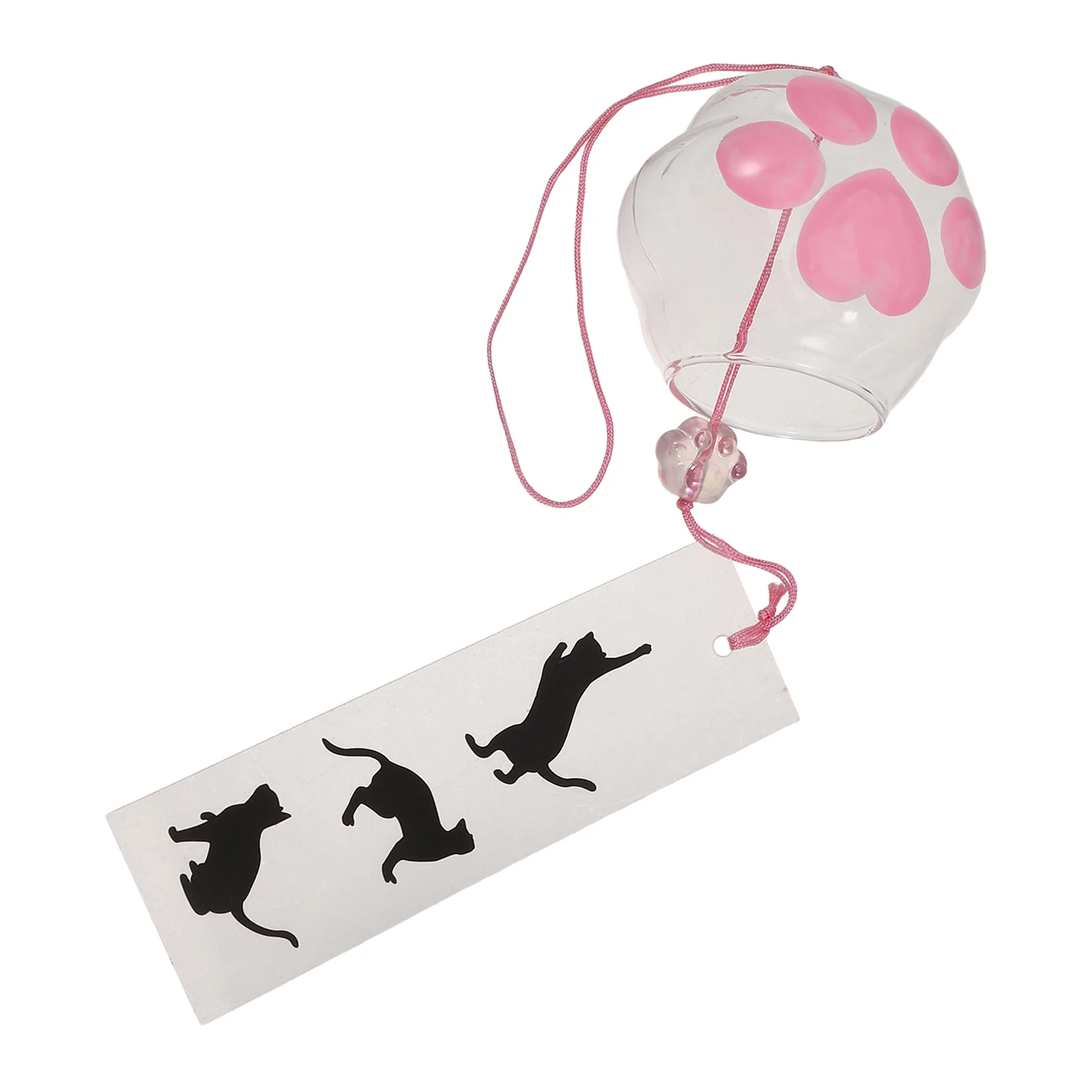 

Glass Wind Chime Japanese Hand Painted Design Colorful Indoor Outdoor Hanging Garden Balcony Ornament Glass Windchime