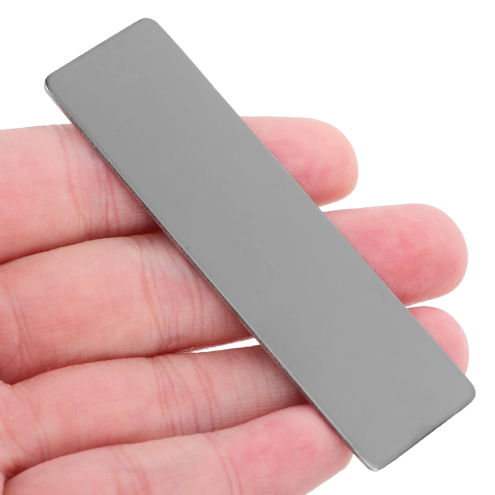 

20pcs Stainless Steel Blank Tags Rectangle Metal Nameplate For Engraving Diy Custom Badge Craft Labels For Office Event Pet Id