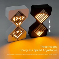 Multifunction Digital Hourglass Timer LED Display Countdown Clock Cyberpunk Room Decor Creative Electronics Gift For Birthday