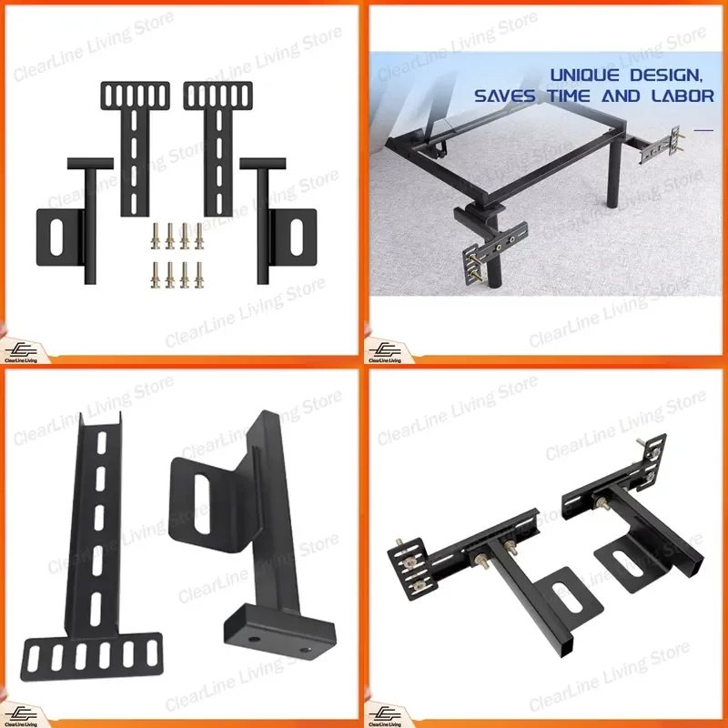 Heavy Duty Metal Bed Headboard Support Bracket Frame Fixing Holder Furniture Hardware Accessories for Bed