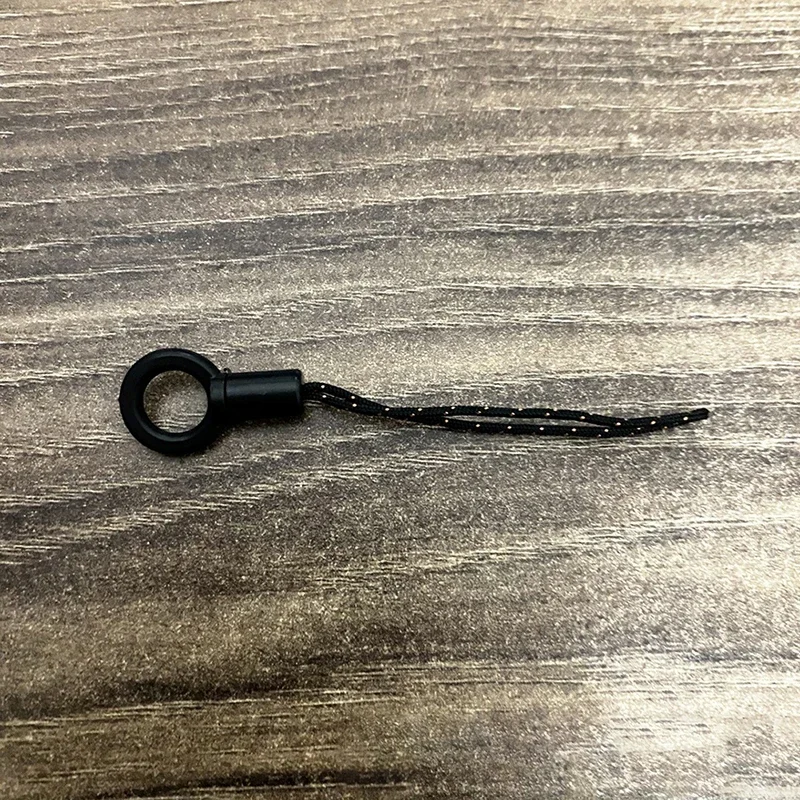 Mini círculo alça de telefone conector reforçado corda preta design universal caso compatibilidade anti-queda segurança acessório de moda