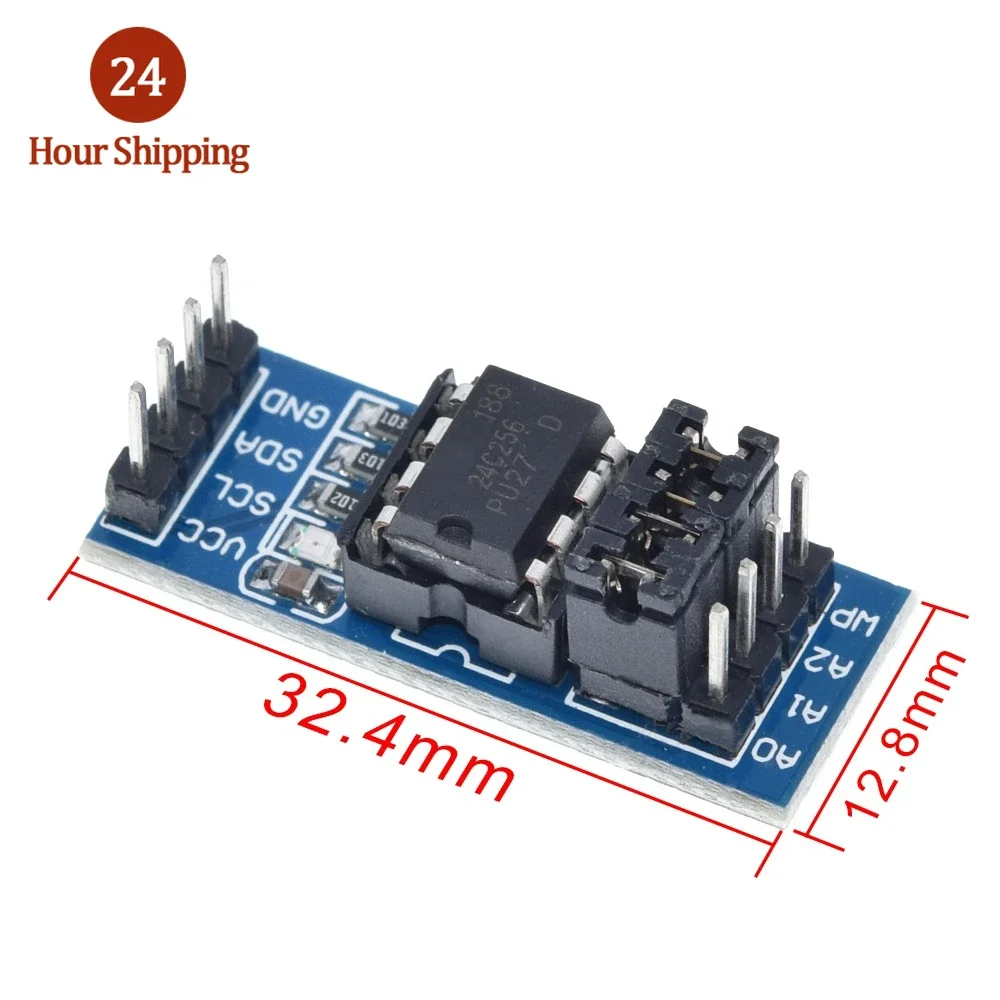 New AT24C256 24C256 I2C interface EEPROM Memory Module for arduino