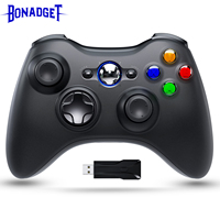 2.4G Wireless Gamepad Gaming Controller For Xbox 360/ 360 Slim/PC Video Game Consoles 3D Rocker Joystick Game Handle accessories
