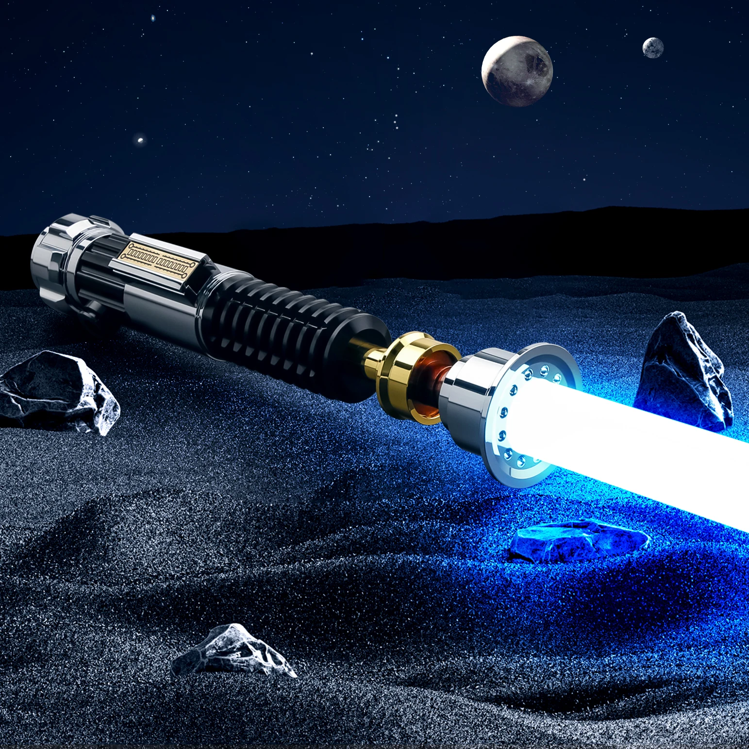TXQSABER Metal Hilt Lightsaber Obi-Wan Kenobi SNV4 Proffie NeoPixel Smooth Swing LED Blade Duel Ready Collectible Cosplay Saber