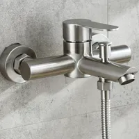 304 stainless steel Shower Faucet Hot and Cold Water Tap Bathroom Set Luxury for Washing Furniture Kit Mixers Home Accessories