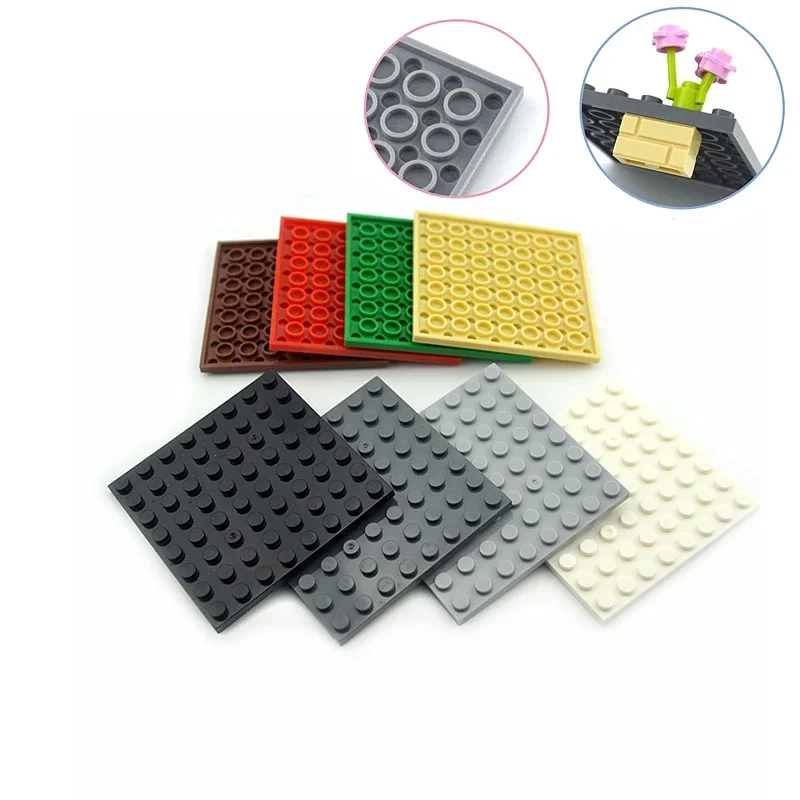 Thin Figures Bricks 10pcs Size 8x8 Dots DIY Building Blocks Compatible with 41539 Assemblage Educational Creative Toys for Kids