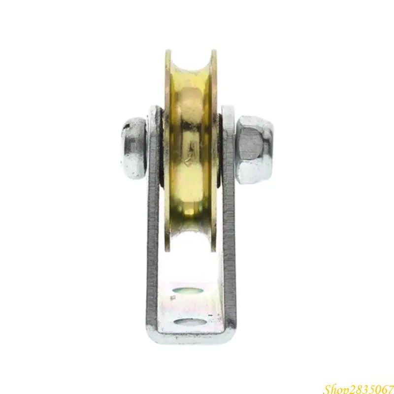 6mm Tripod Pulley Wire Rope Lifting Bearing Pulley Hanging Wheel Home Sliding Door Track Wheel Pulley Hardware 831F view 2