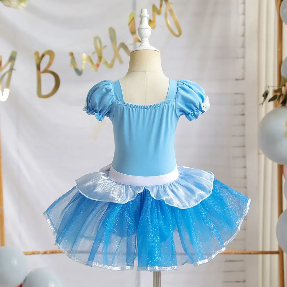 3-10T Children Summer Tutu Dress Baby Sleeping Beauty Christmas Leotard Girls Snow White Princess Costume Evening Fancy Ballet