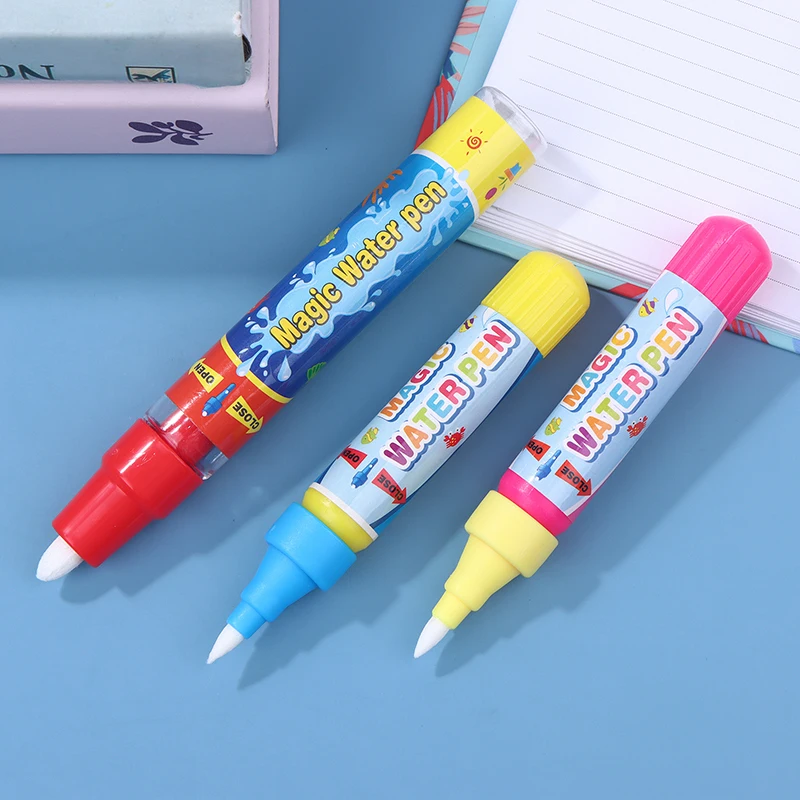 5PCS Magische Wasser Zeichnung Stift Spielzeug Stift Kind Malerei Wasser Schreiben Matte Stift Doodle Stifte Ersatz Werkzeug Bildung Spielzeug für Kinder
