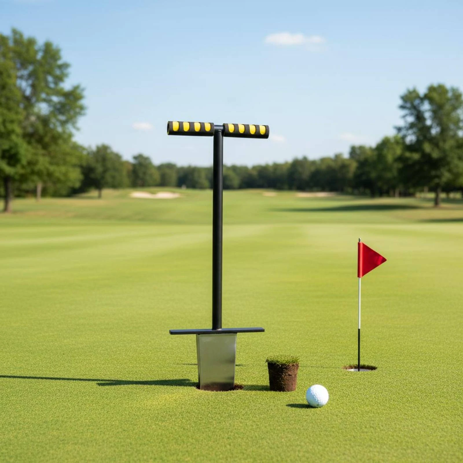 Golf Soil Sampler Heavy Duty Soil Sampling Tool for Turf Managers