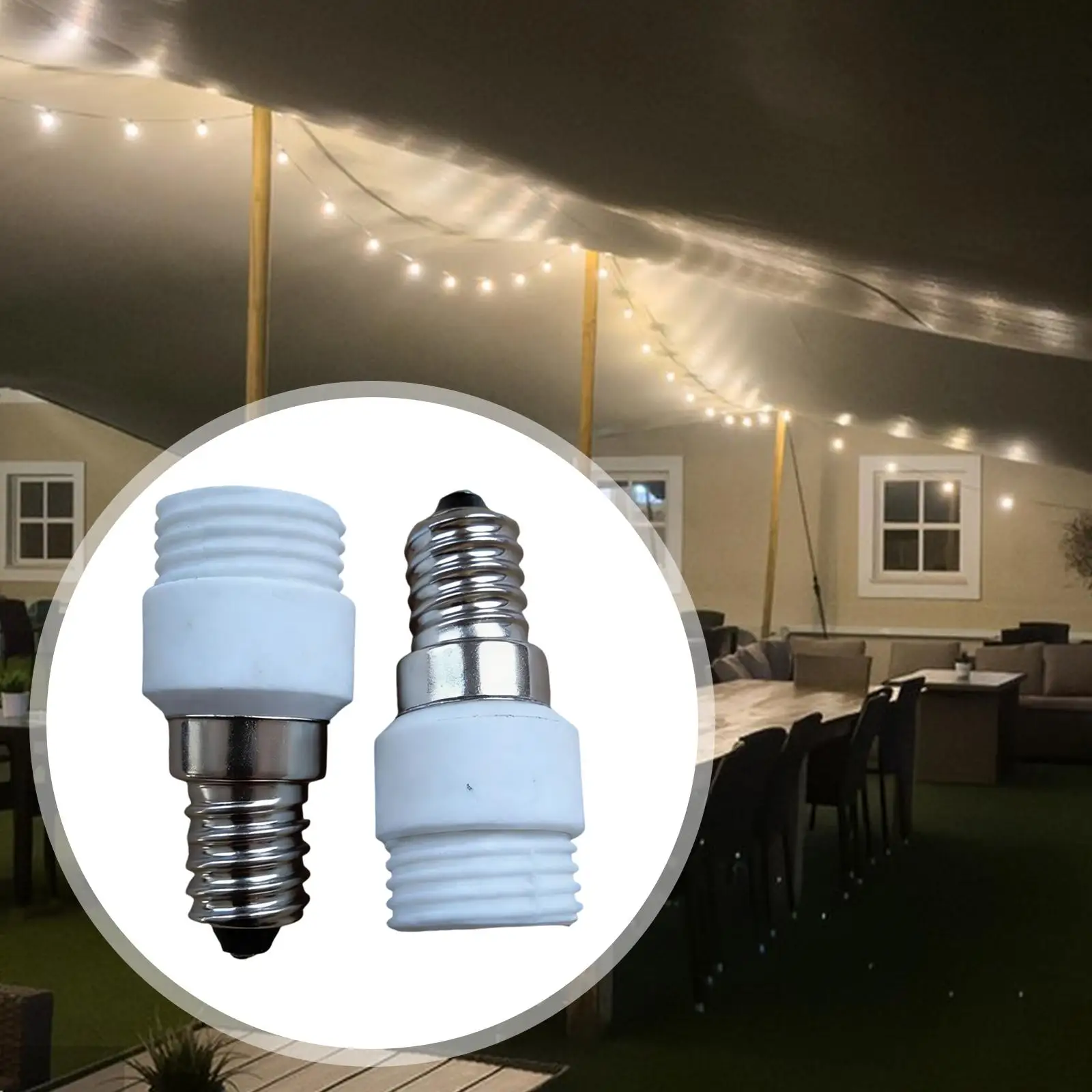 

Адаптер для светодиодных ламп, высокопроизводительный преобразователь цоколя лампы, компактный держатель для внутреннего освещения для дома и офиса