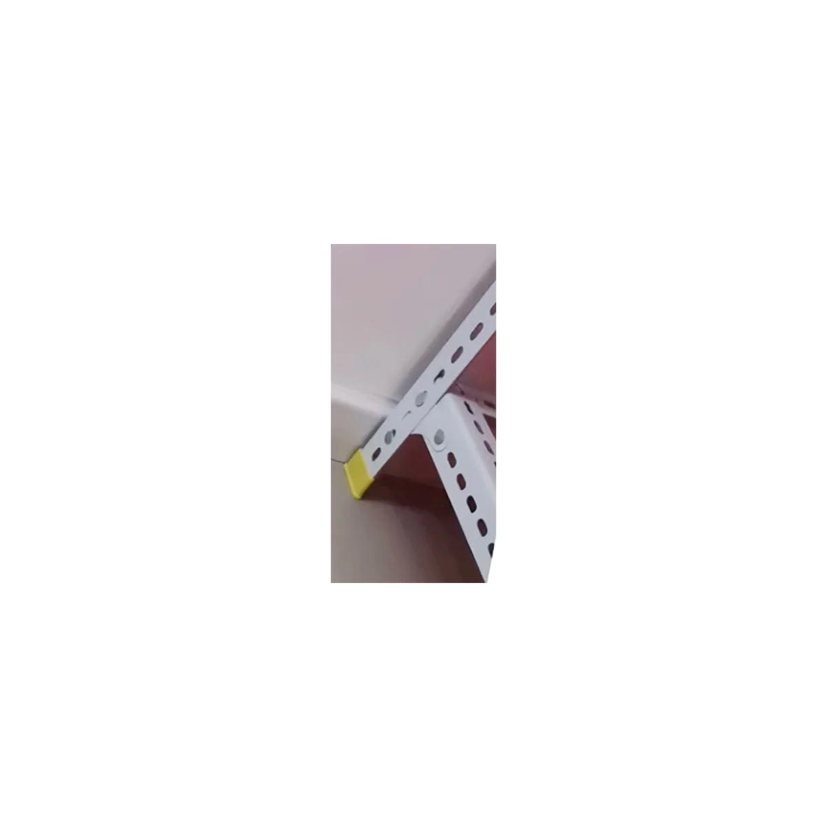 Cubierta de pie en forma de L de PVC, almohadilla de goma de pie de hierro de ángulo triangular, antideslizante, estante, mesa, silla, muebles,