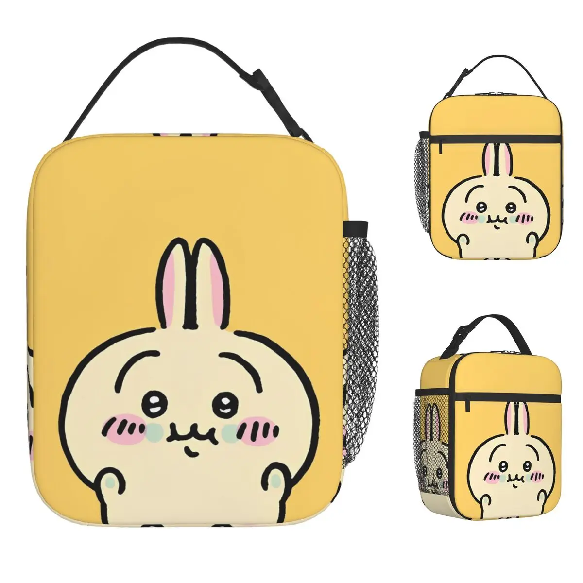 

Chiikawa Cartoon Insulated Lunch Bags Portable Reusable Cooler Bag Tote Lunch Box Beach Picnic Girl Boy