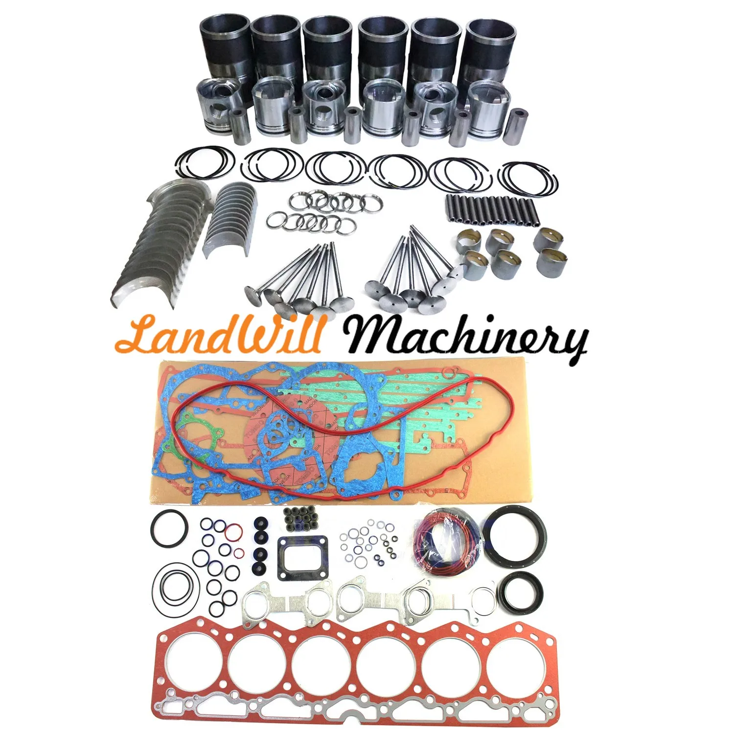 Overhaul Rebuild Kit Connecting Rod + Crankshaft Fits For Komatsu S6D105 Engine