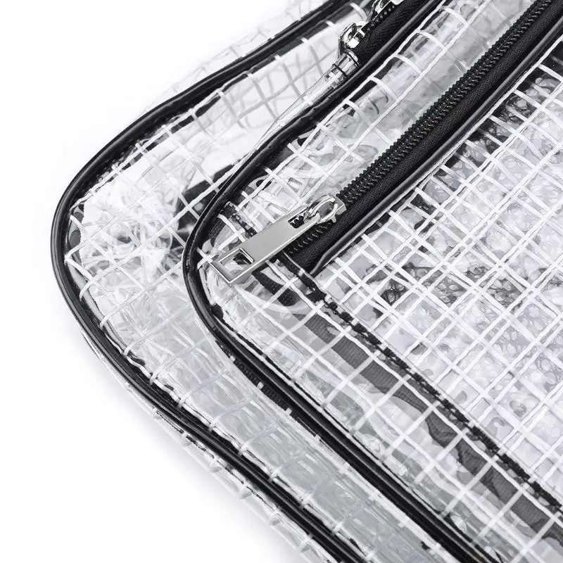 

X90D Unisex Anti-static Clear Backpack Travel Shoulder Bags PVC Rucksack Engineer Too