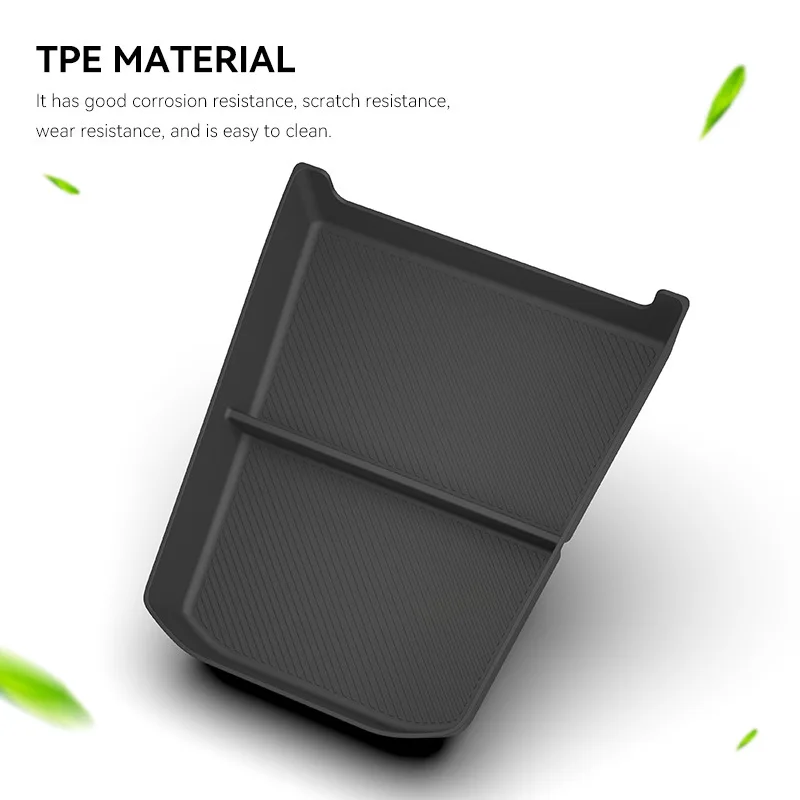 Für Toyota BZ4X 2026 RHD Mittelkonsole Unterer Staufach Anti-Rutsch TPE Organizer-Ablage Rechtslenker Auto-Innenausstattung – Detail 2