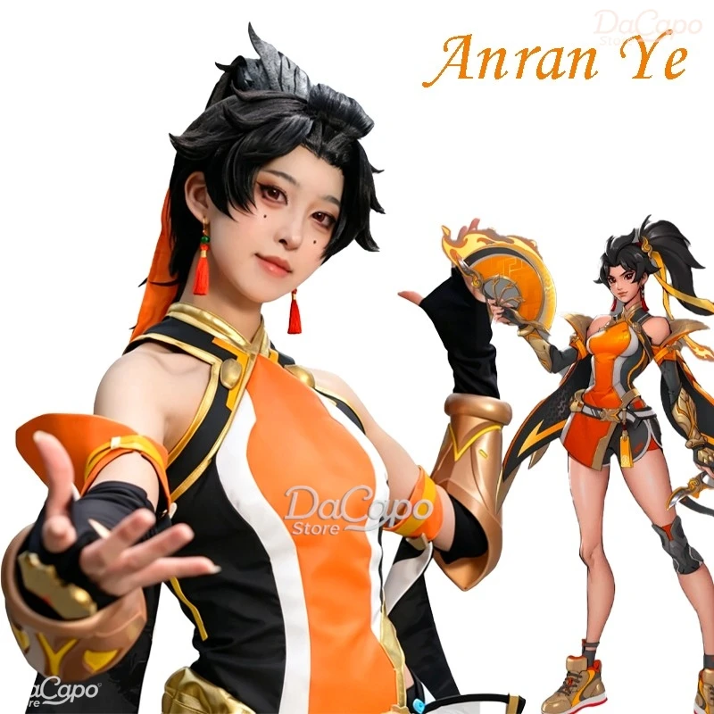 Game OW Anran Ye Cosplay Earrings Earclip Earstuds hero Accessories Halloween Carnival Hair Decor Custom Tassel Earrings view 3