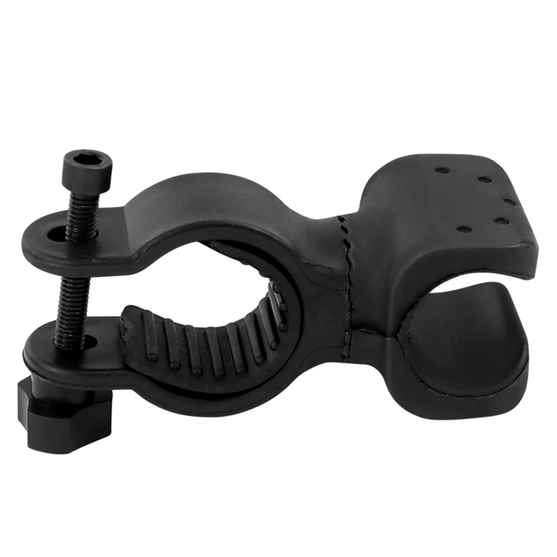 Bicycle Flashlight Holder U-shaped Bike Clip Light Holder Outdoor Bike Clip Flashlight Clip 360 Degree Rotatable