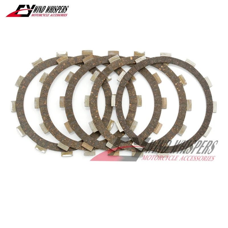 Friction Steel Clutch Plates Discs Set For SUZUKI DR 250S VL 250 Intruder LC GN 250 GN250 E GW 250 Inazuma TU 250