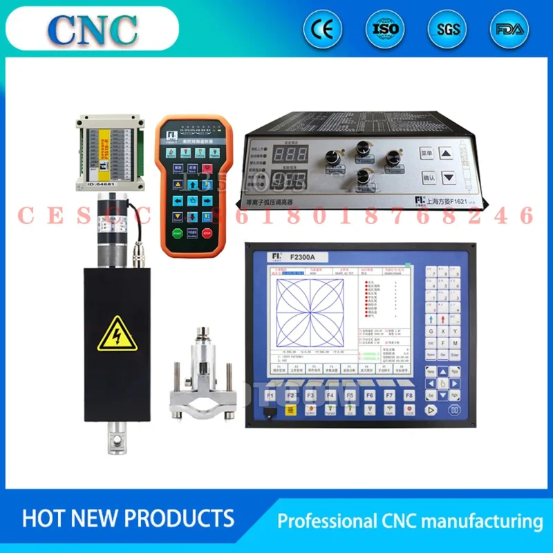 THC plasma controller kits f2300a 2 axis CNC system f2300a/f1621p/hp105/Jykb-100-Dc24V-T3/f1510 wireless remote controller