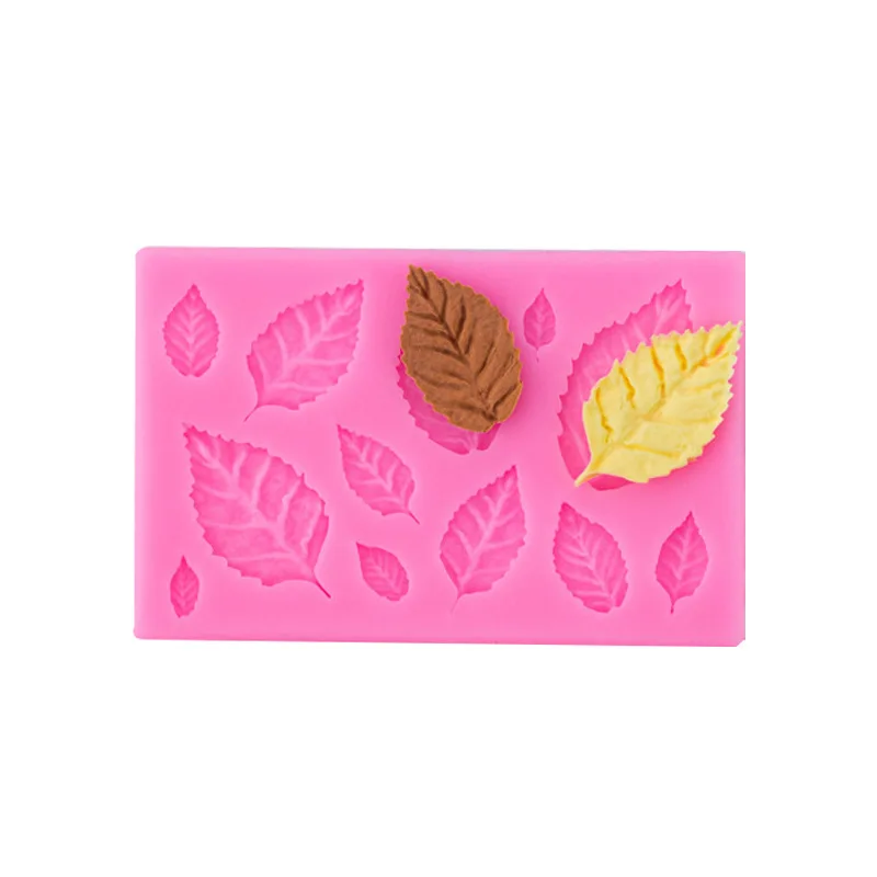 Various Leaves Maple Leaf Silicone Molds For Cake Decoration Tools DIY Chocolate Resin Molds For Fondant Kitchen Baking Supplies