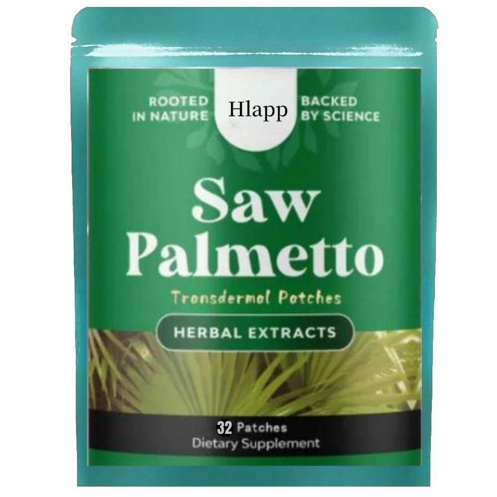 Pure Saw Palmetto Extract Patches - Enhanced Hair Growth Supplement With Saw Palmetto For Women And Men