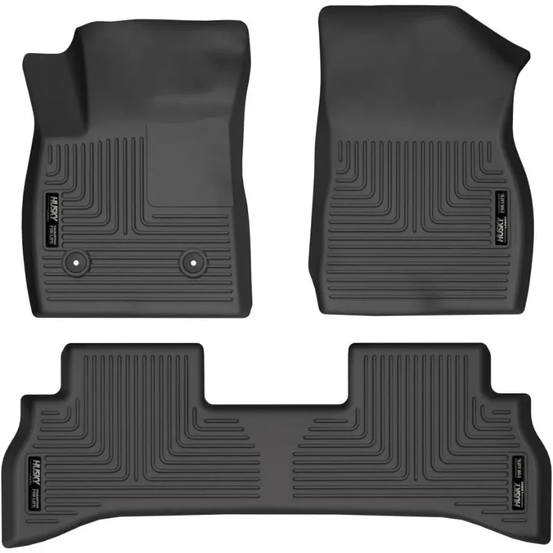 US Weatherbeater Floor Mats | Fits 2021-2024 Buick Encore GX (Front Wheel Drive Only) | Front & 2nd Row, 3-pc Black - 95171