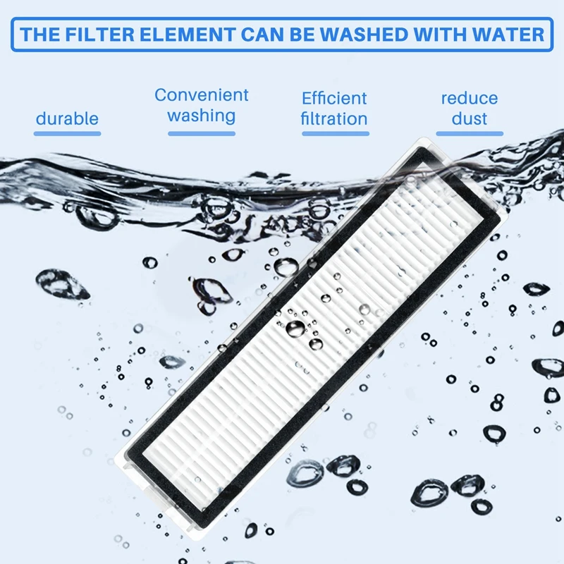 Robotic Vacuum Cleaner Spare Parts For Xiaomi Dreame D9 Centre Roller Side Brush Hepa Filter Mop Cloth Accessories