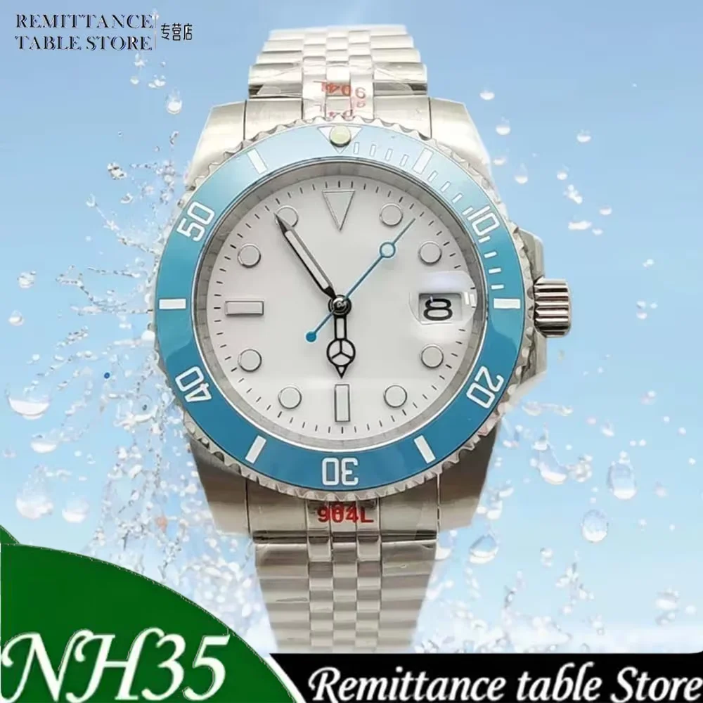 Men Casual Business Simple Fashion Automatic Mechanical Watch Japan NH35 Movement Sapphire Stainless Steel Waterproof Watch