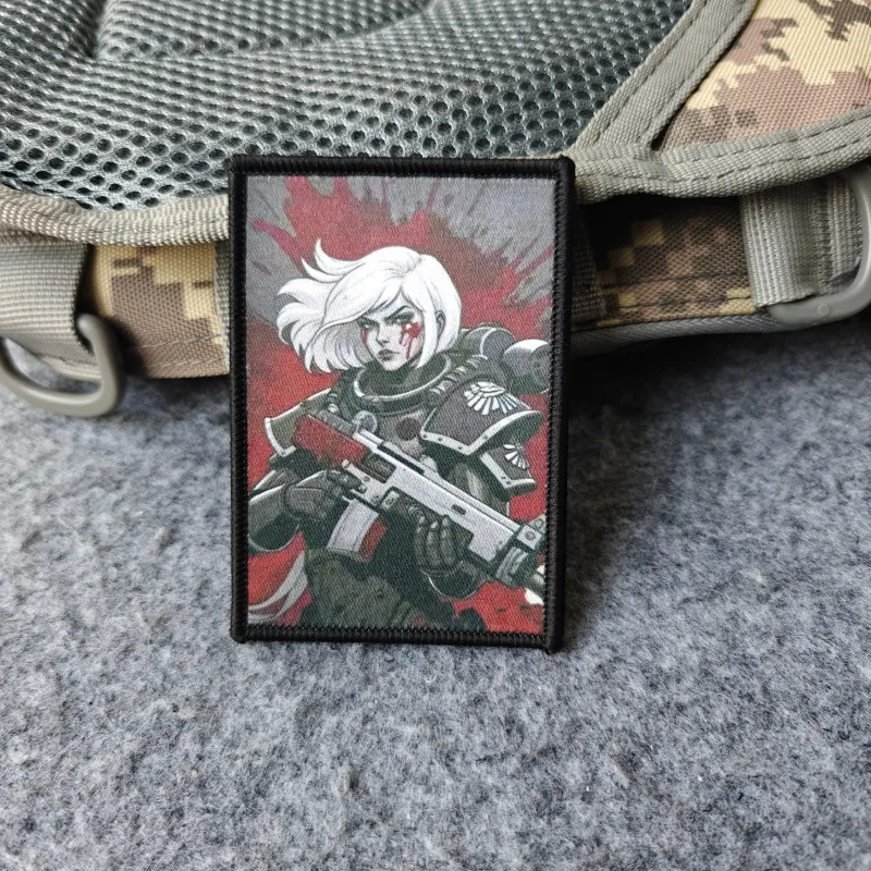 2026 neue Aufnäher, Anime-Moralbadges, für Kleidung, Hüte, Rucksäcke usw., mit Klettverschluss