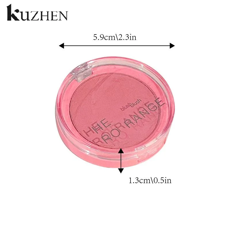 【HERORANGE】Palette di fard per il viso Fard opaco in polvere pressata impermeabile a lunga durata per il contorno delle guance Cosmetici da viaggio