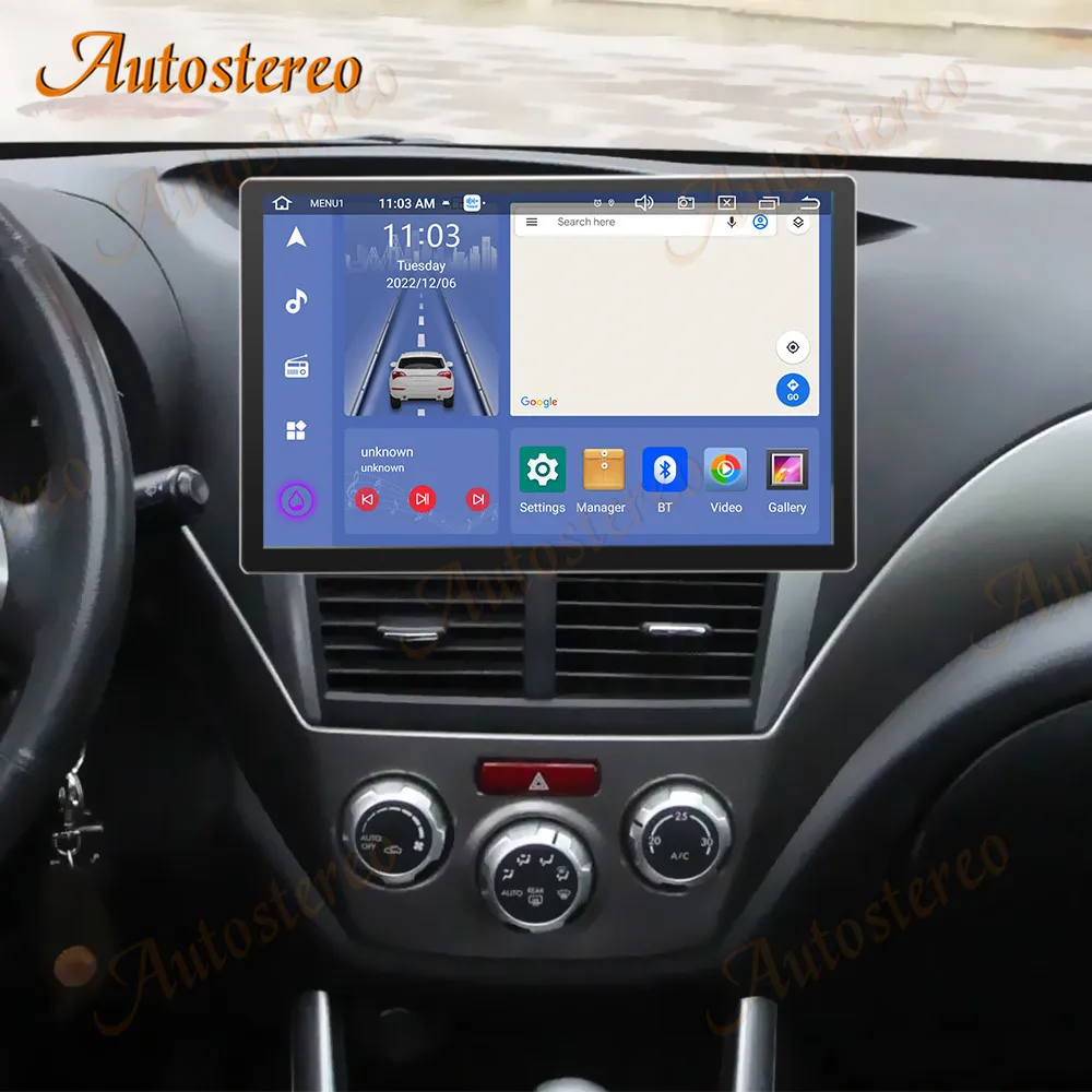 Radio con GPS para coche, reproductor Multimedia con Android 12, 13,3 pulgadas, 256G, para Subaru Forester WRX 2008-2014, Carplay