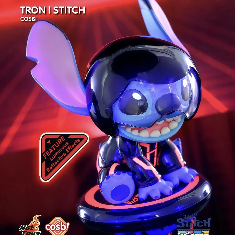 Hot Toys Stitch God Of War Crazy Cross Dressing Series Pvc Blind Box Cosbi Trendy Play Handmade Ornament Toy Gift
