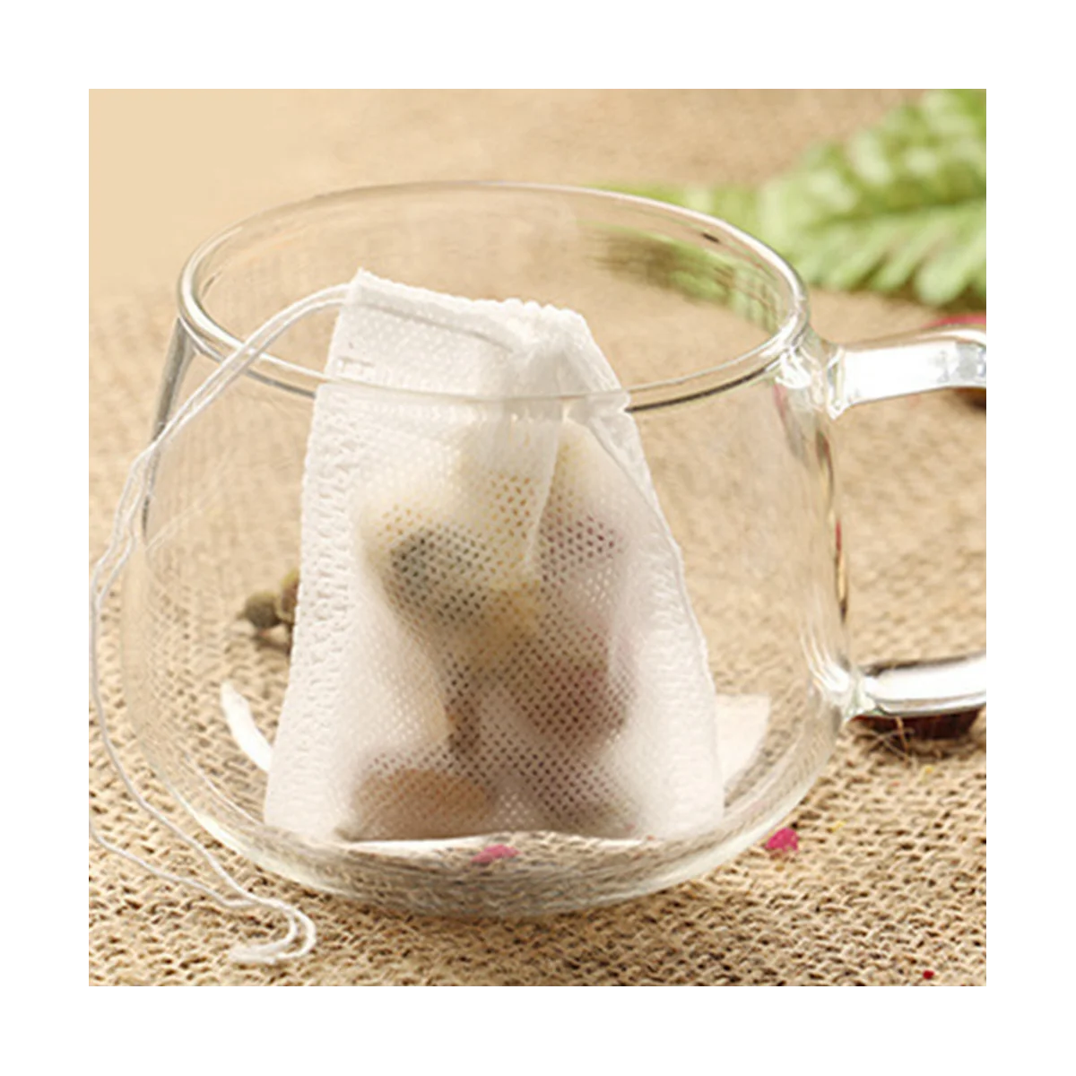 Pack Of 1000 / 5 X 7Cm Empty Scented Tea Bags with String Seal Filters for Loose Teas