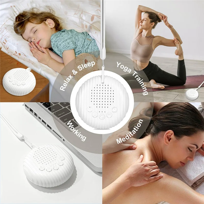 

-A90P Portable Sound Machine Baby, Travel Sound Machine, Noise Canceling Travel Sound Machine For Nursery