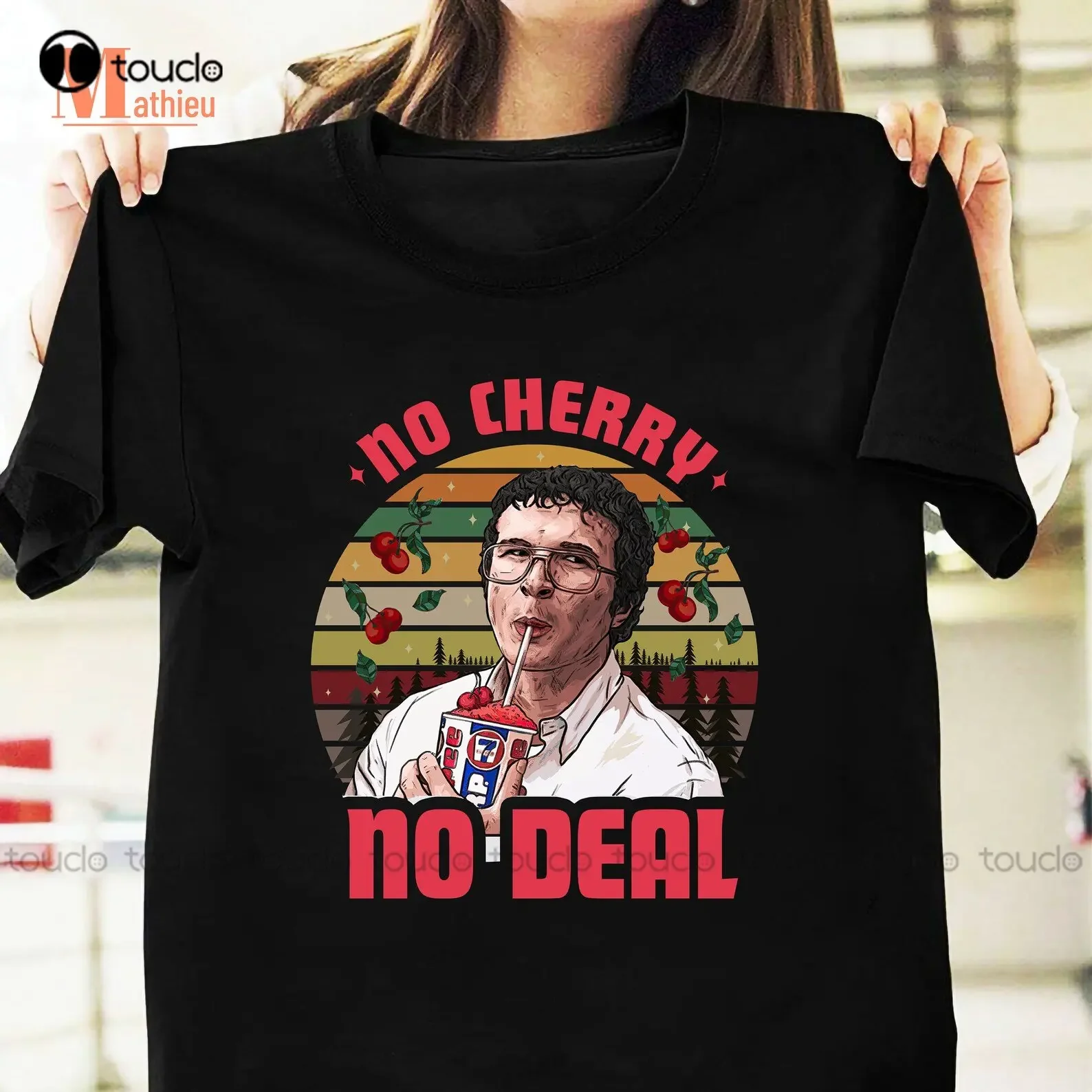 No Cherry No Deal Vintage T-Shirt Alexei Quote Shirt Alec Utgoff Ishing Shirts For Men Sleeve Xs-5Xl Christmas Gift Printed Tee