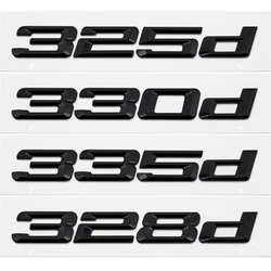 Pegatina DIY para BMW G20, G21, G28, F30, F31, F34, F35, E90, E91, E92, E93, E46, insignia de maletero trasero, calcomanía de plástico, Serie 3, 325d, 330d, 335d, 328d