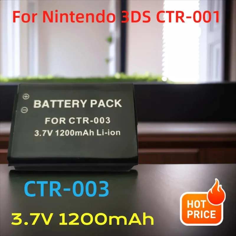 

3.7V 1200mAh CTR-003 for Nintendo 3DS CTR-001 Game Console Battery