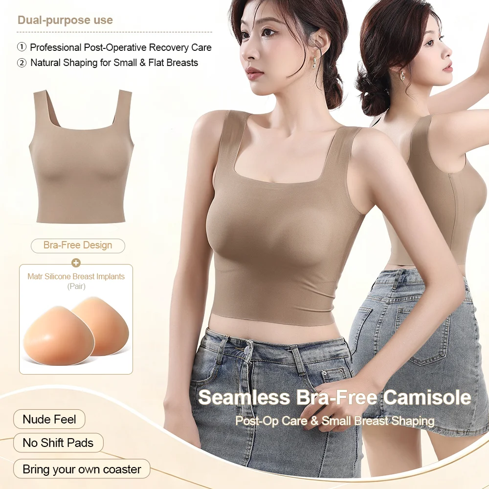 Бюстгальтер-топ LERVANLA с сил – обзор и цена Mastectomy Bra Pocket