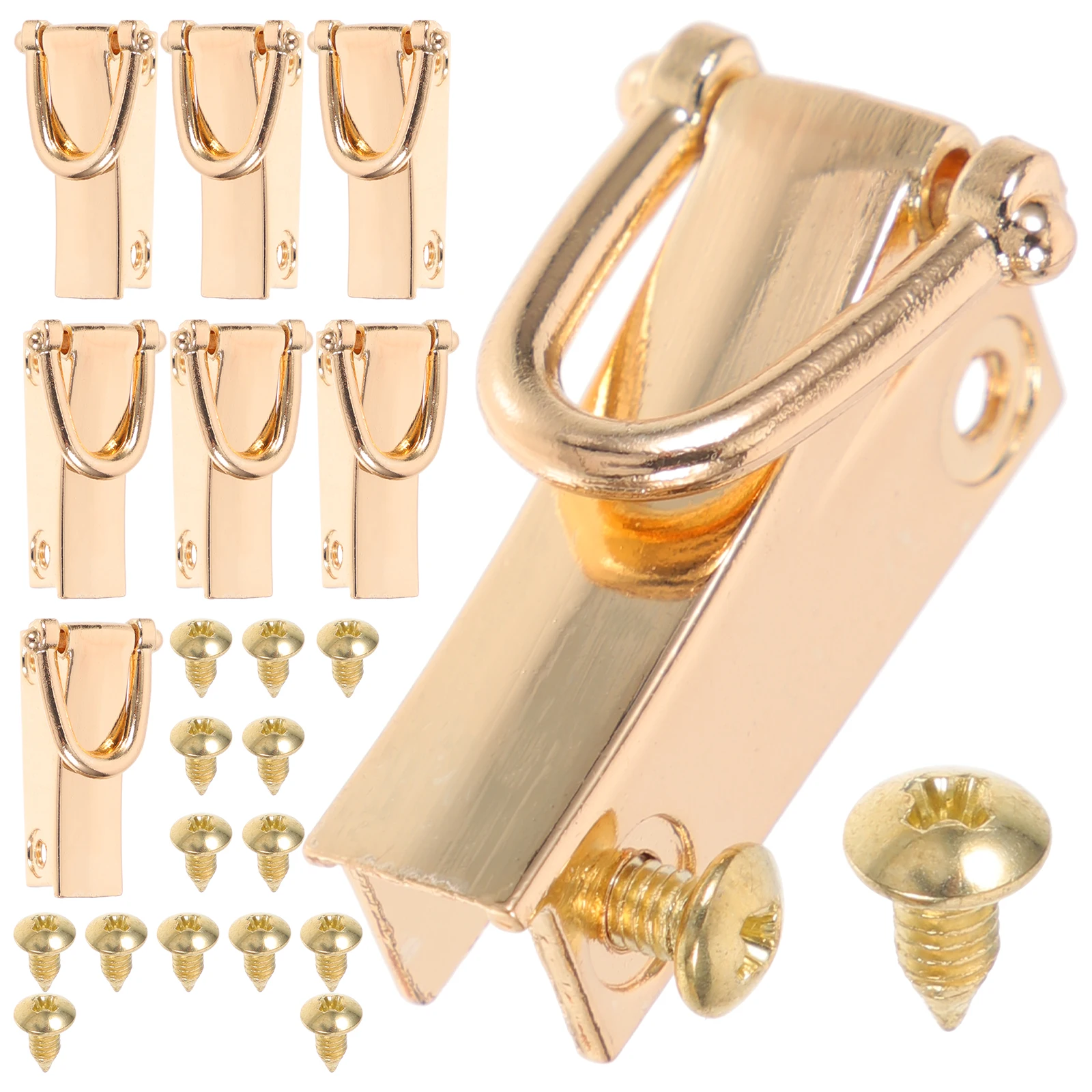 

8pcs Metal D-ring Buckle Zinc Alloy Rotatable Hardware Rings for Sewing Crafts Dog Collar Purse luggage Bag Making Supplies