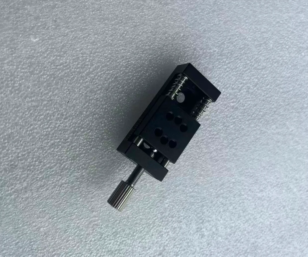 20x20MM X Axis Linear Stage Stroke 10MM Fine‑Tuning Precision Mini Sliding Table Micro Manual Laboratory Translation Stage