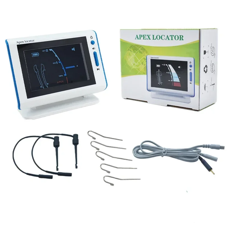 

Dental Apex Locator Endodontic Apical Locator Endo Dentistry Equipment LCD Screen Dentist Root Canal Length Measuring Instrument